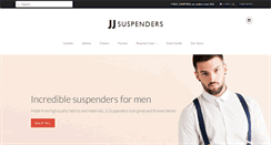 Desktop Screenshot of jjsuspenders.com