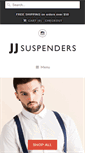 Mobile Screenshot of jjsuspenders.com